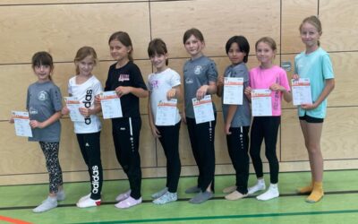 Trampoliner machen das Sportabzeichen!